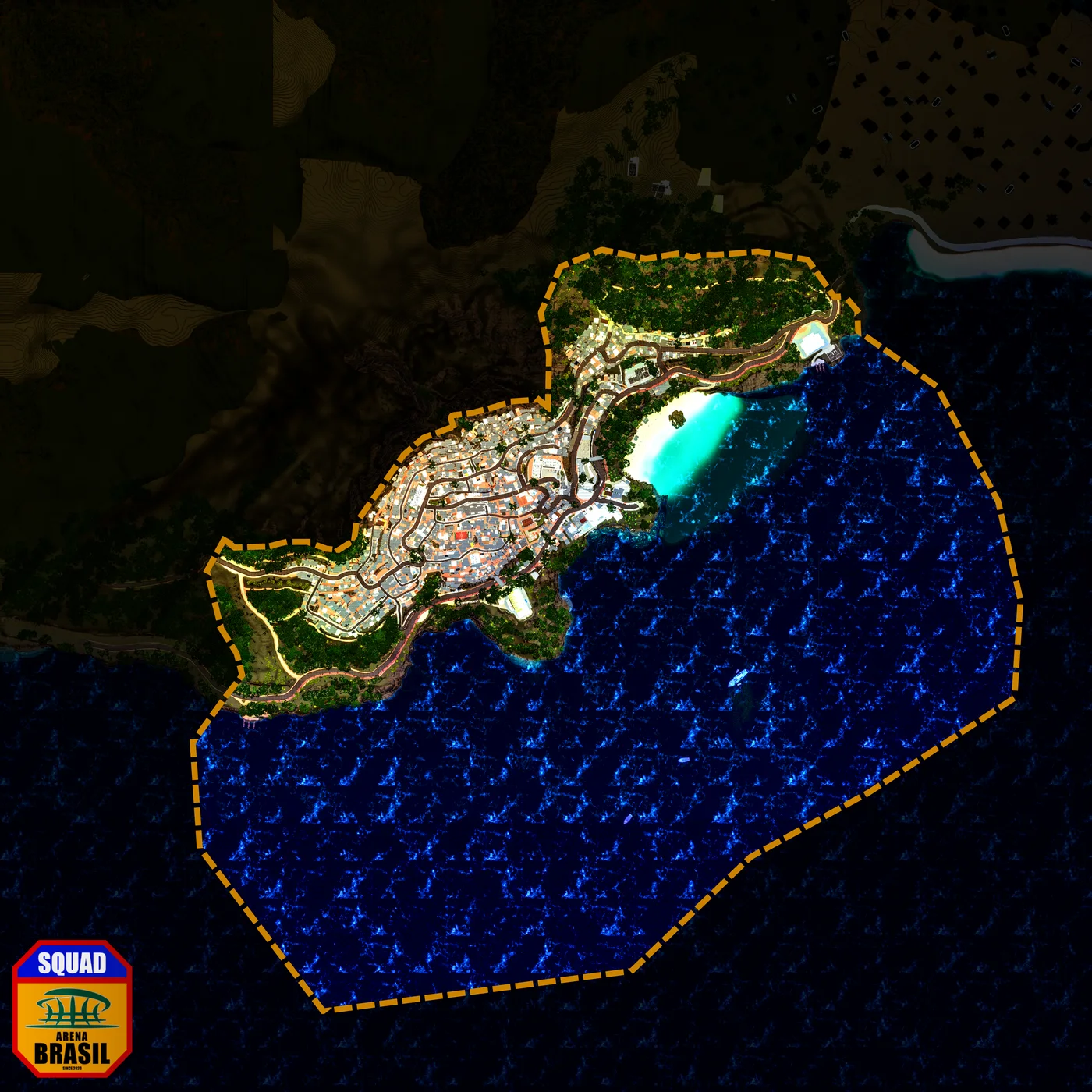 Minimapa Vidigal